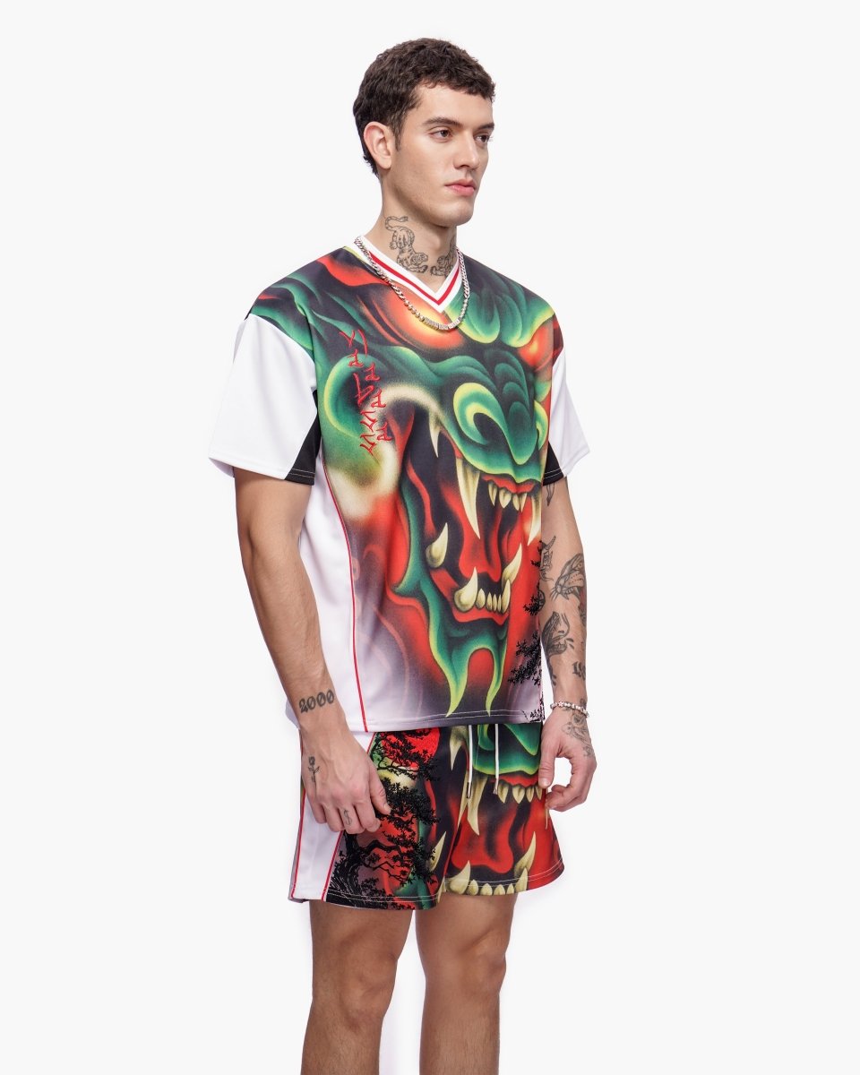 Valabasas - Green Inferno Tee - Multicolor