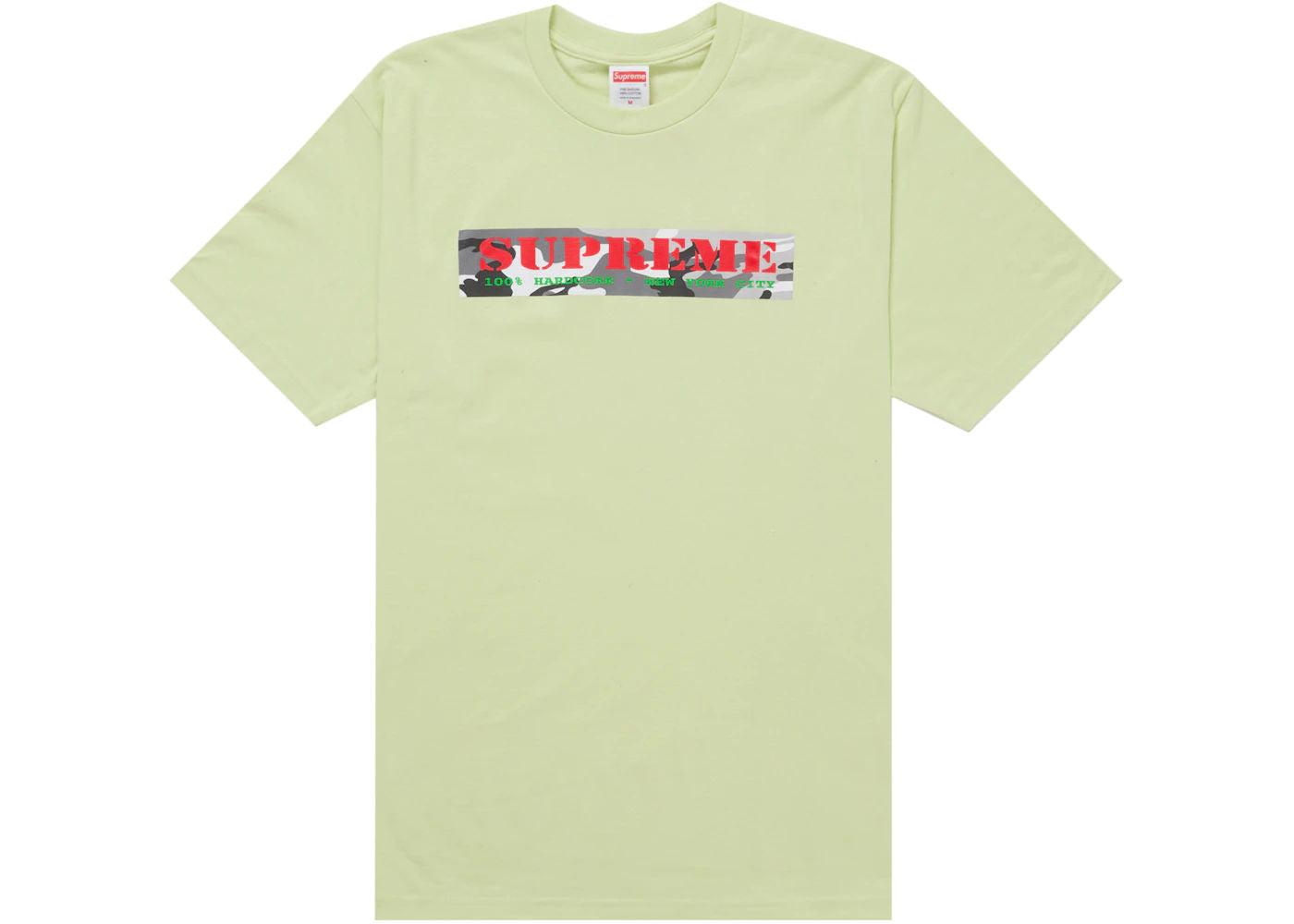 Supreme - Hardcore Tee - Pale Mint — front view