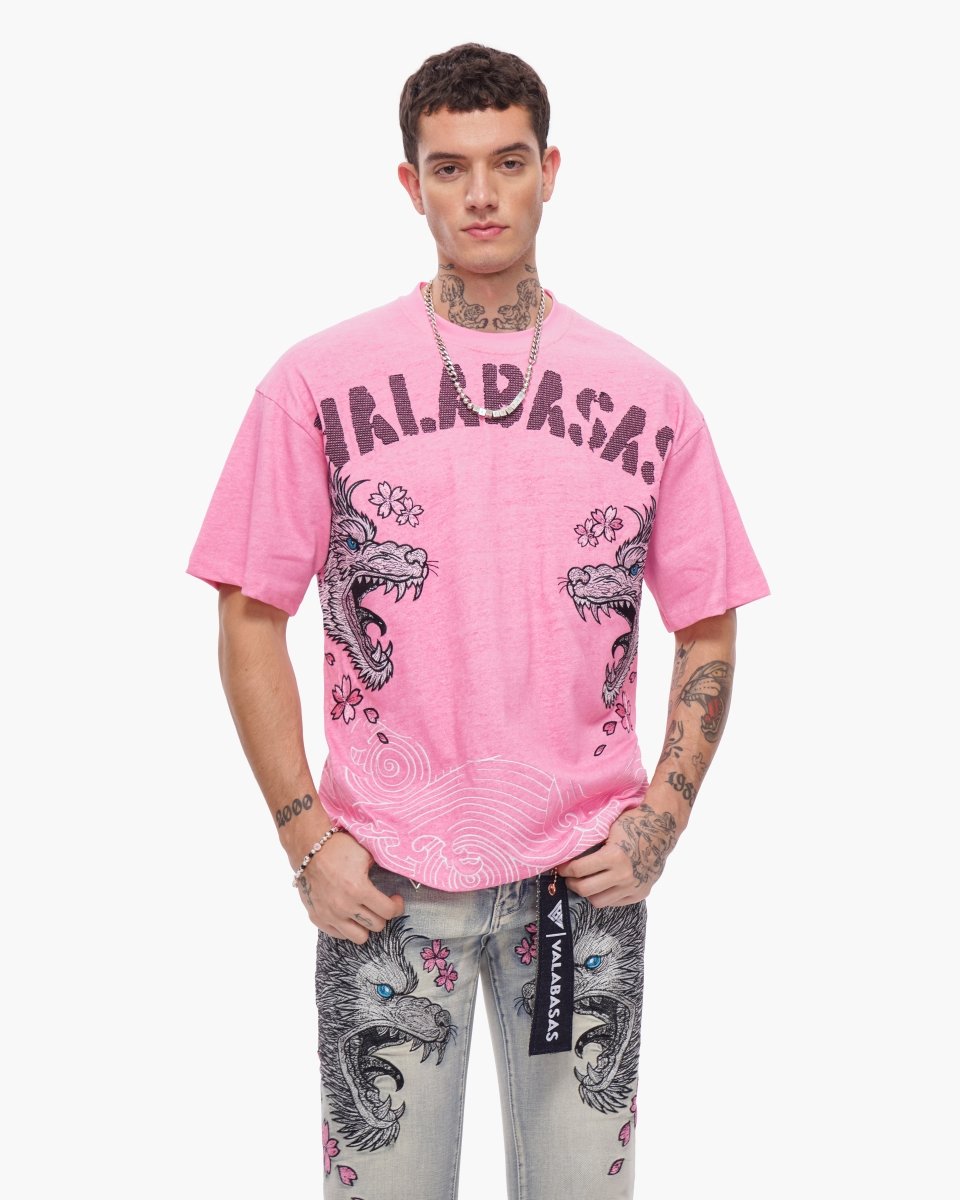 Valabasas - Ikari Tee - Pink — front view