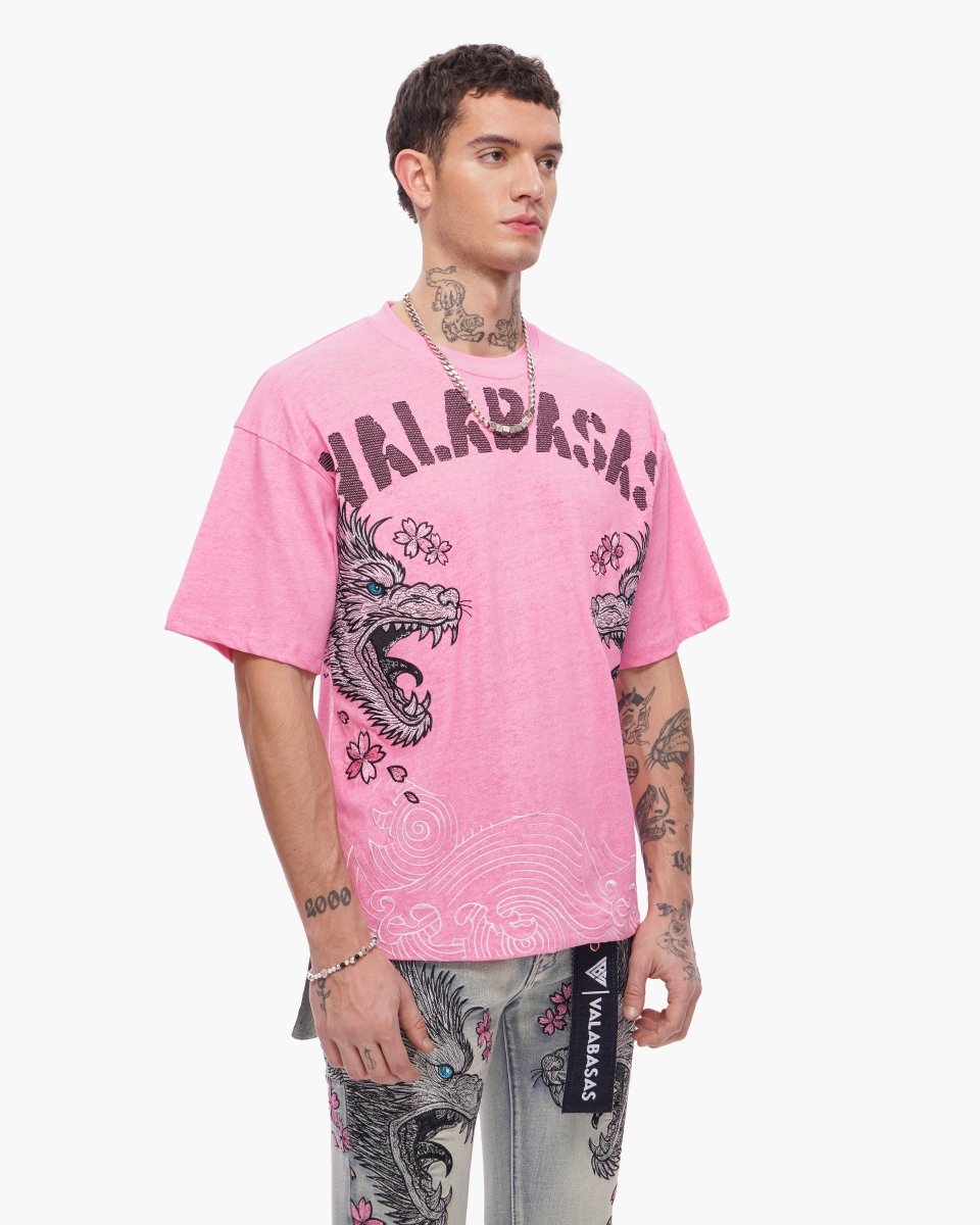 Valabasas - Ikari Tee - Pink — front view