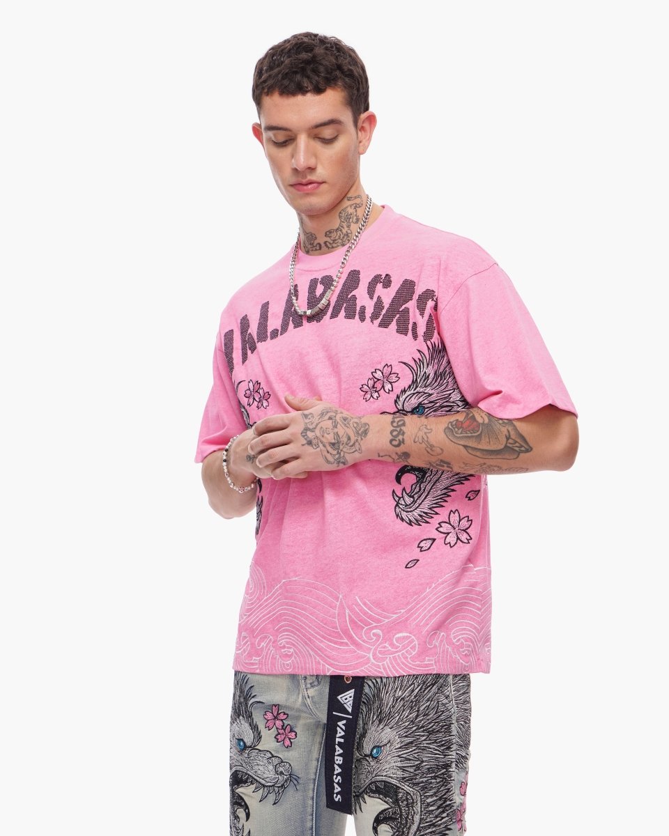 Valabasas - Ikari Tee - Pink — front view