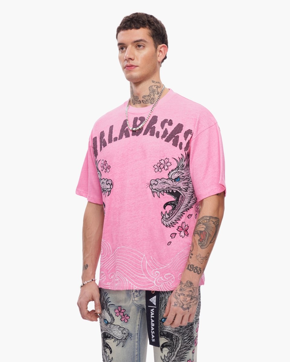 Valabasas - Ikari Tee - Pink — front view