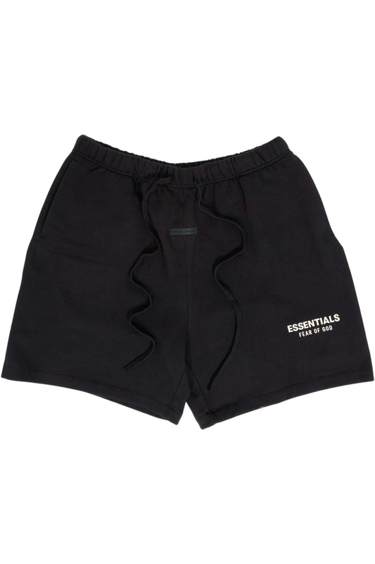 Fear of God Essentials - Classic Sweatshort - Jet Black — front view