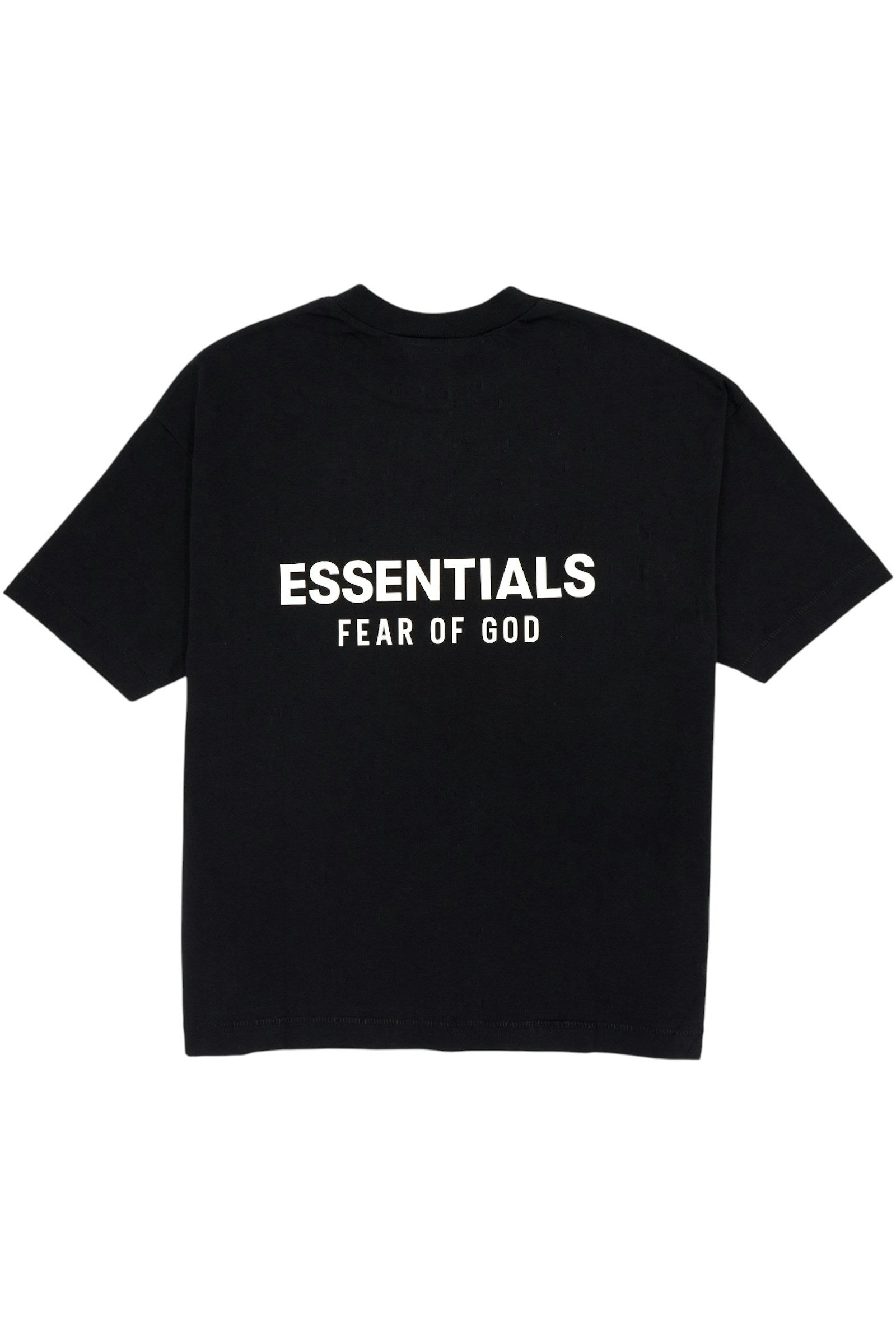 Fear of God Essentials - Classic SS Tee - Jet Black — front view