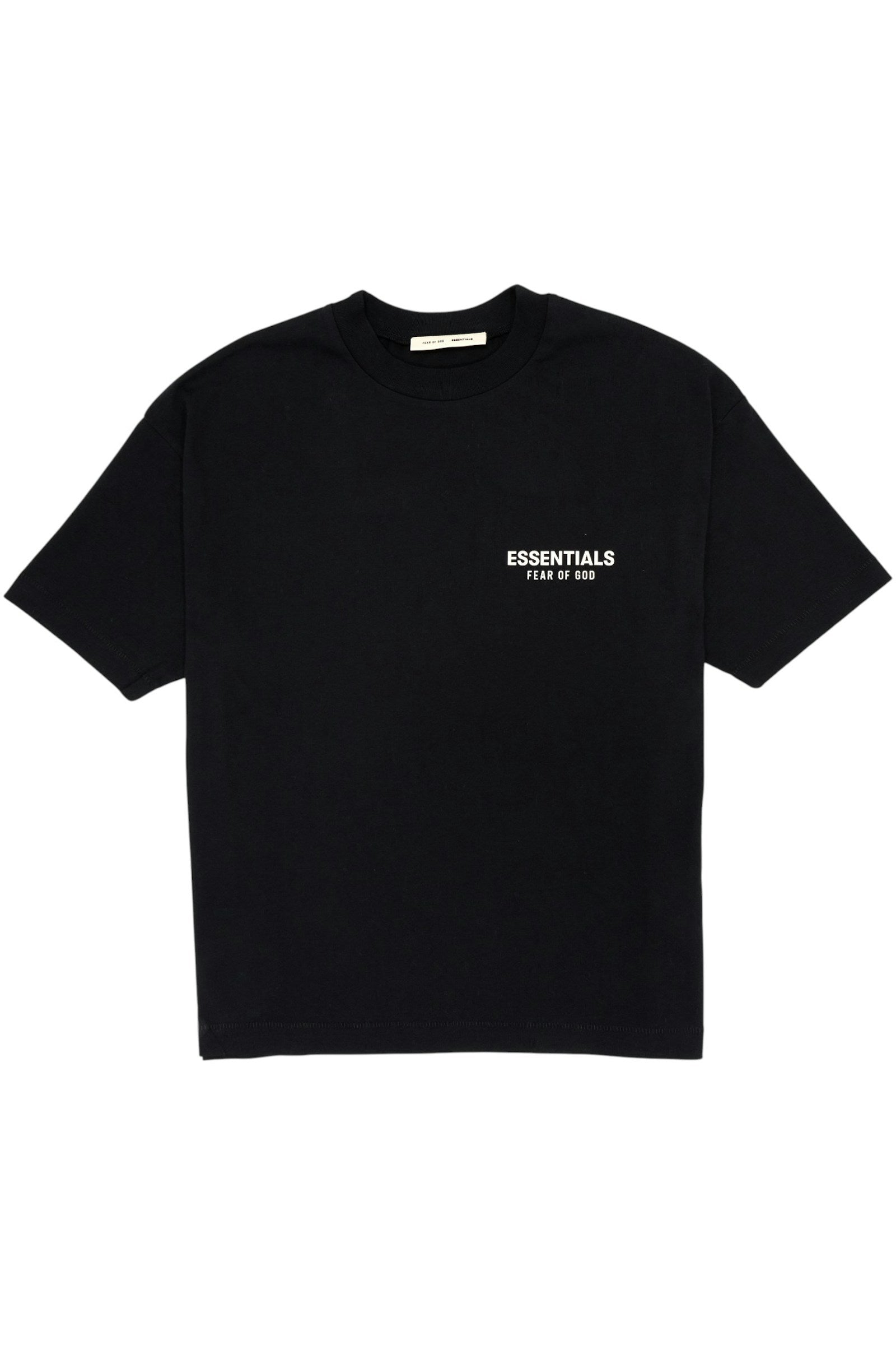 Fear of God Essentials - Classic SS Tee - Jet Black — front view