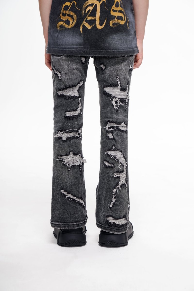 Valabasas - Kids Breach Stacked - Grey