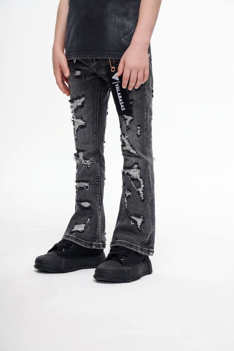 Valabasas - Kids Breach Stacked - Grey