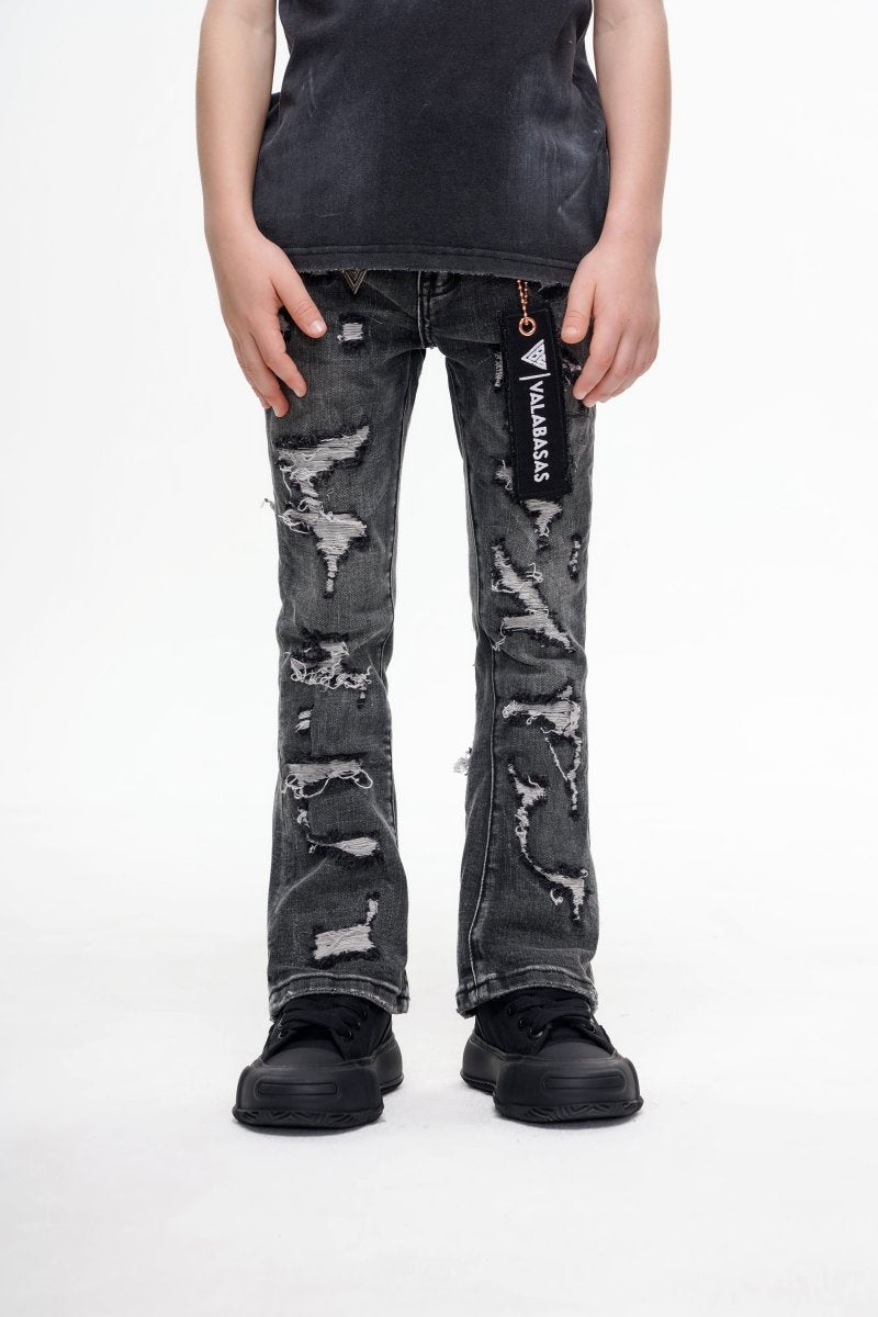 Valabasas - Kids Breach Stacked - Grey