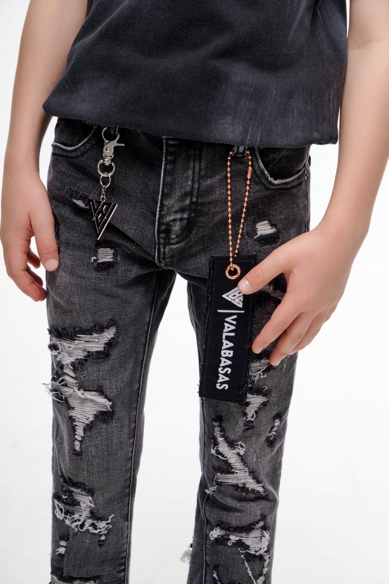 Valabasas - Kids Breach Stacked - Grey