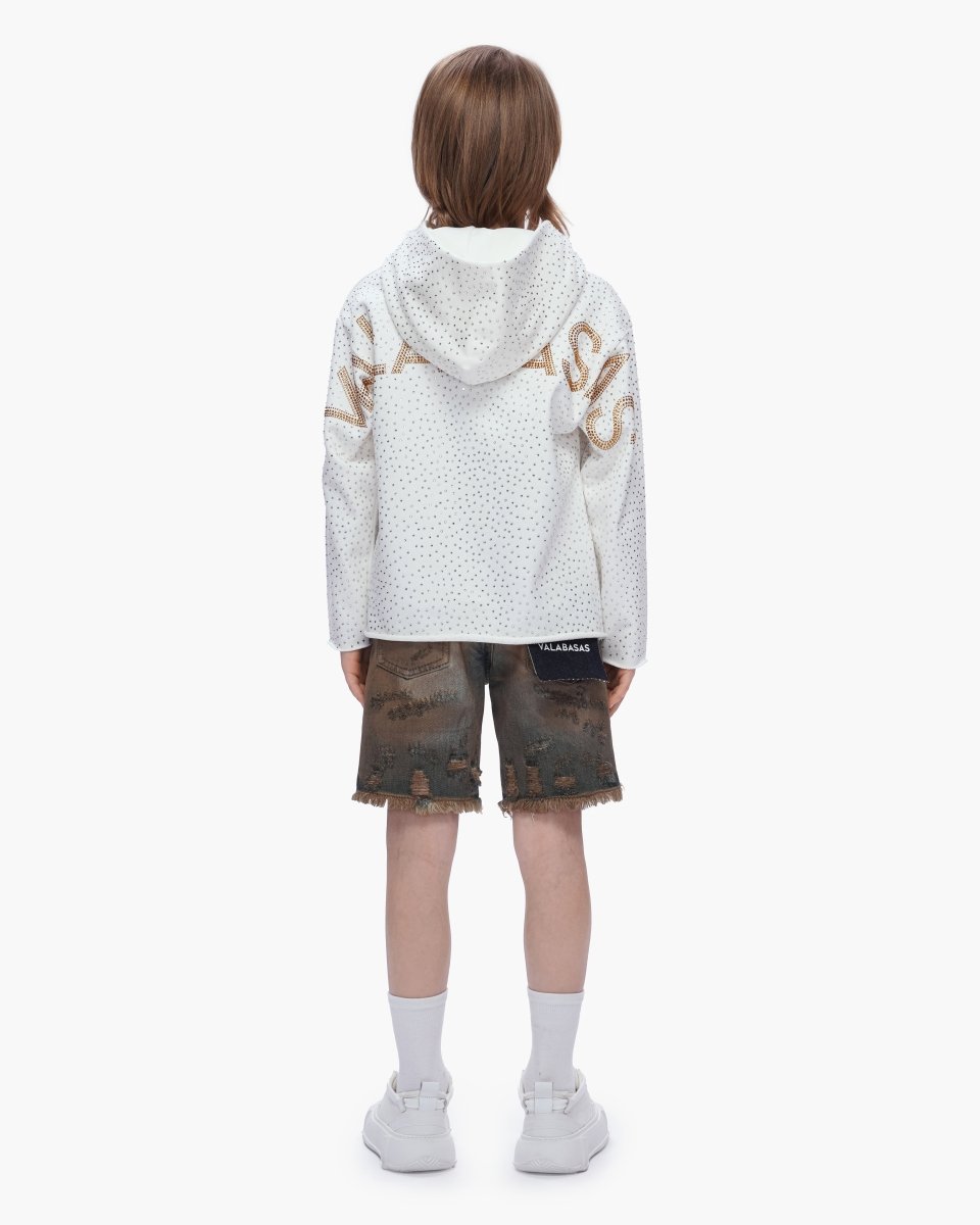 Valabasas - Kids Clipped Jorts - Dirty Vintage Blue