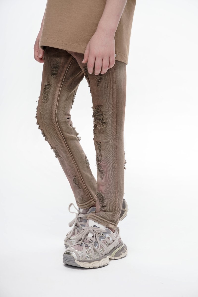 Valabasas - Kids Harvest Brown Wash Skinny - Brown Wash