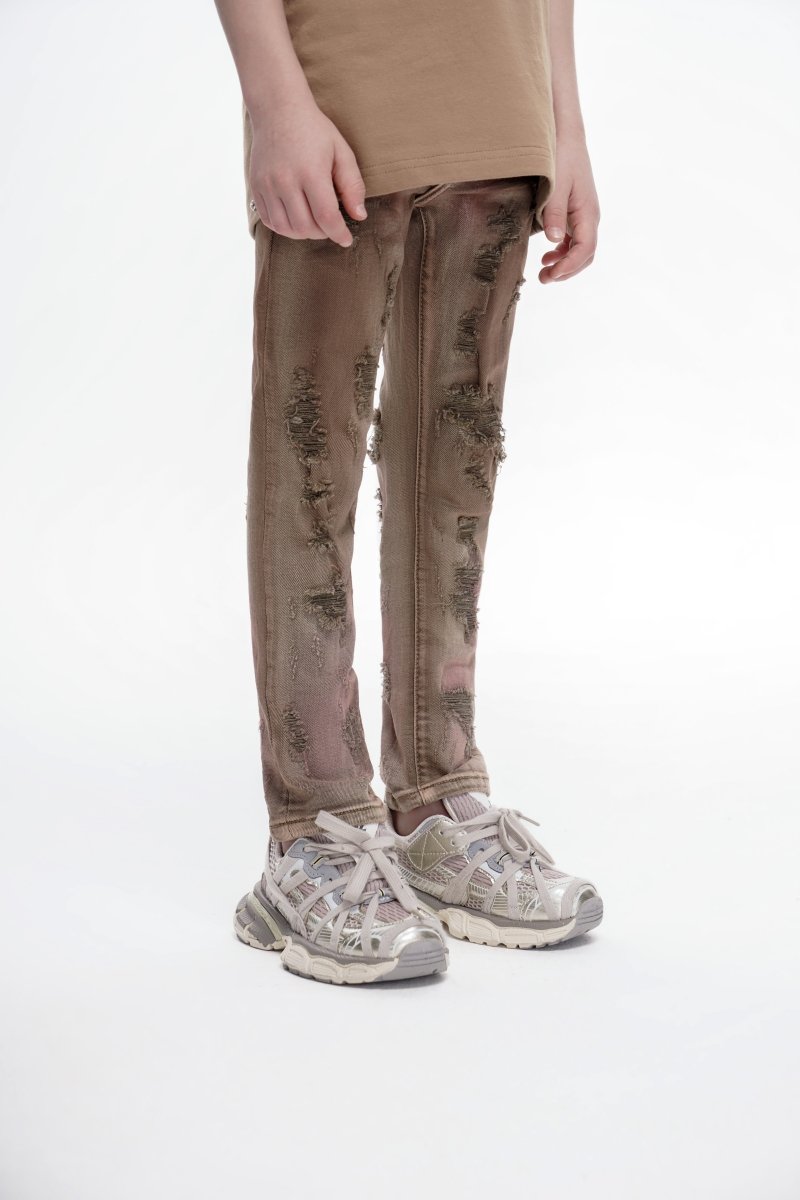 Valabasas - Kids Harvest Brown Wash Skinny - Brown Wash
