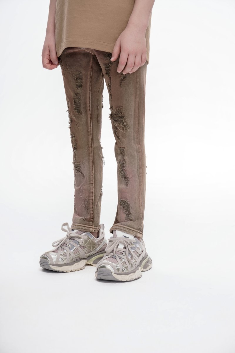 Valabasas - Kids Harvest Brown Wash Skinny - Brown Wash