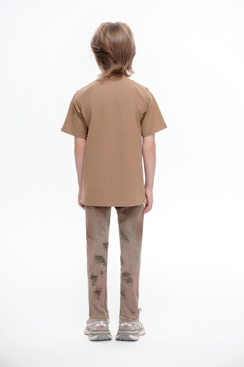 Valabasas - Kids Harvest Brown Wash Skinny - Brown Wash