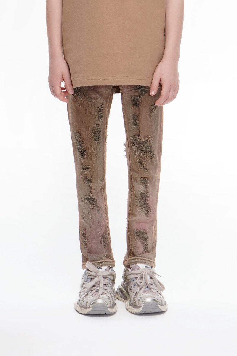 Valabasas - Kids Harvest Brown Wash Skinny - Brown Wash