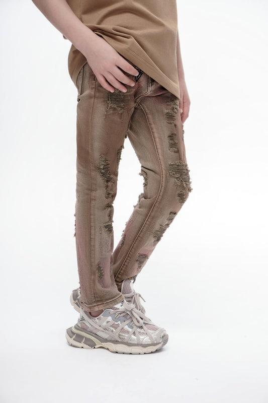 Valabasas - Kids Harvest Brown Wash Skinny - Brown Wash