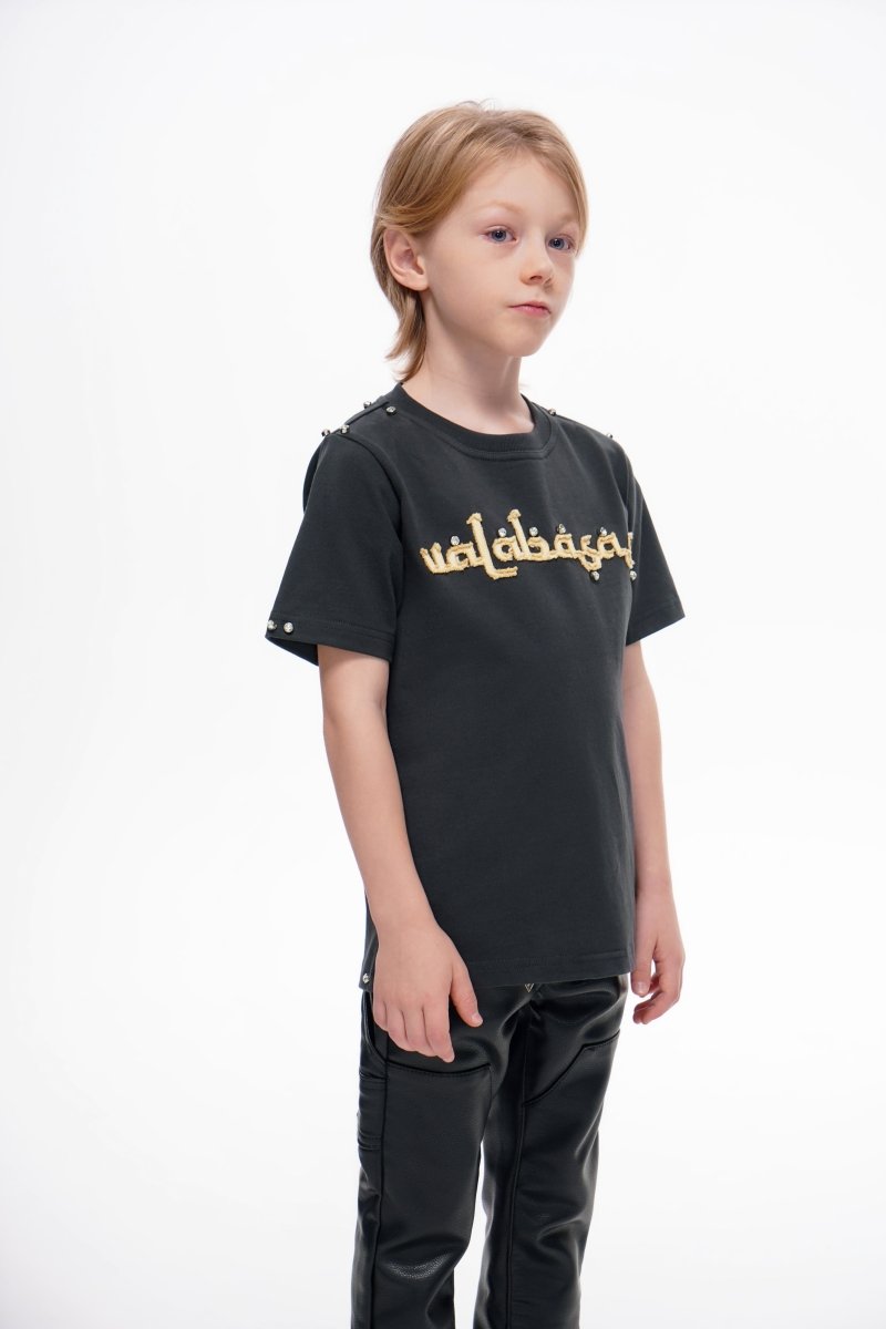 Valabasas - Kids Standard Grey Tee - Grey