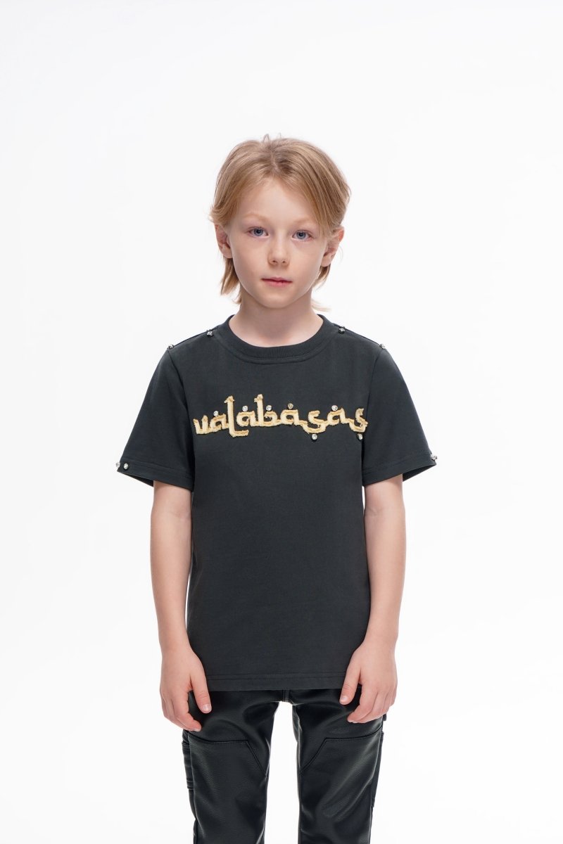 Valabasas - Kids Standard Grey Tee - Grey
