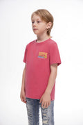 Valabasas - Kids The Outdoors Vintage Red Tee - Vintage Red