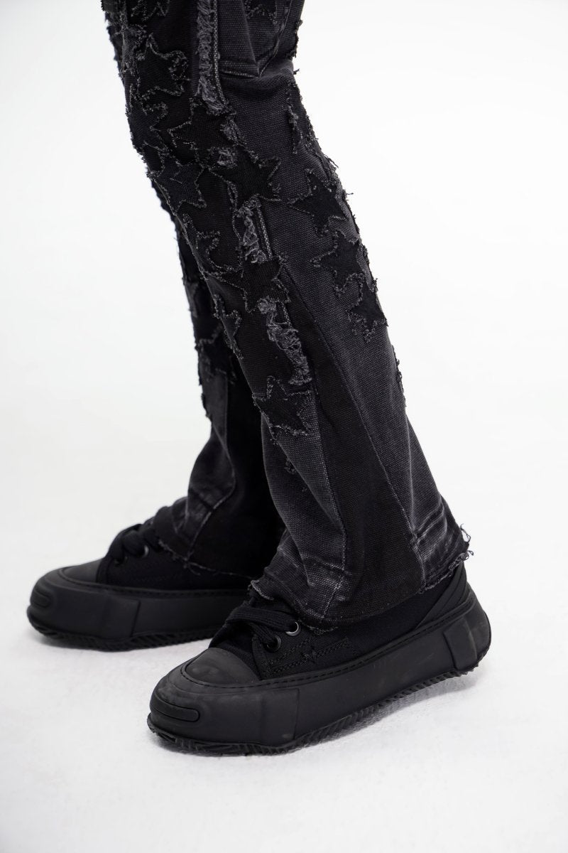 Valabasas - Kids V-Stars Stacked - Black