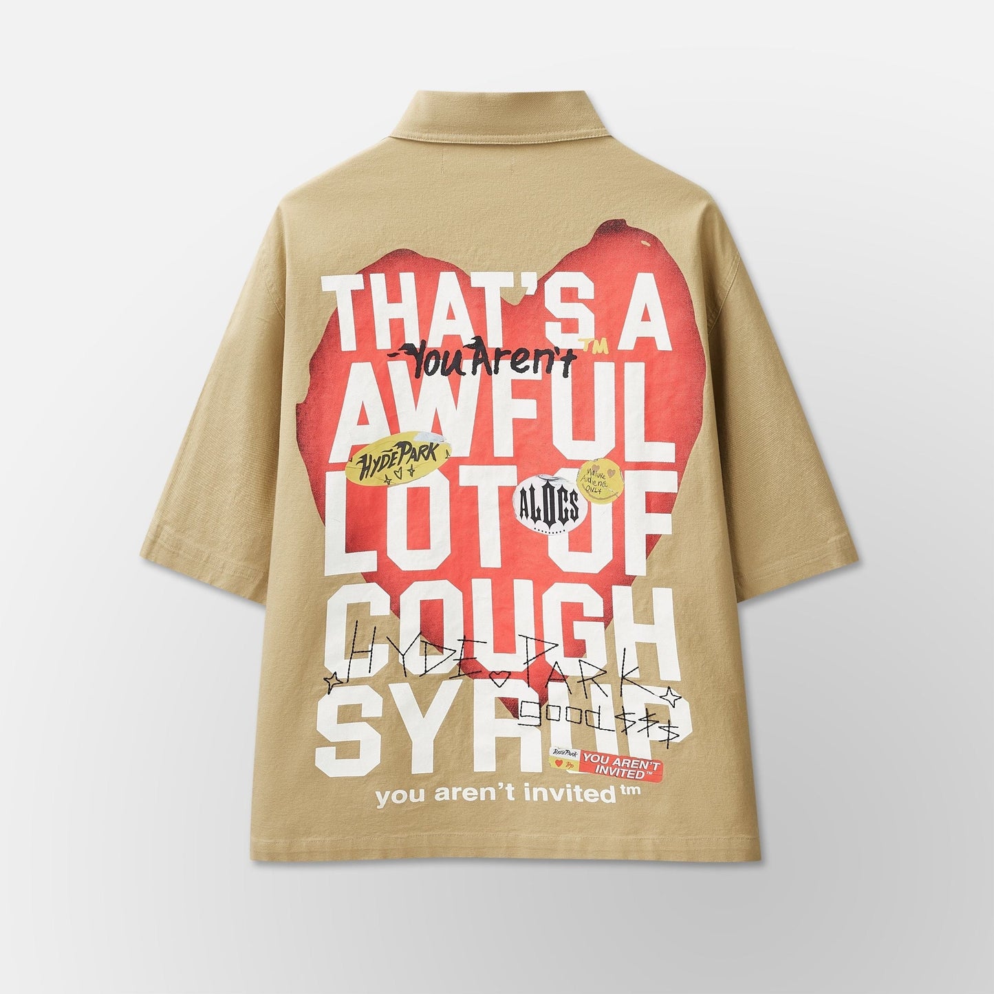 Hyde Park Mechanic Work Shirt ALOCS x HP - Khaki — front view