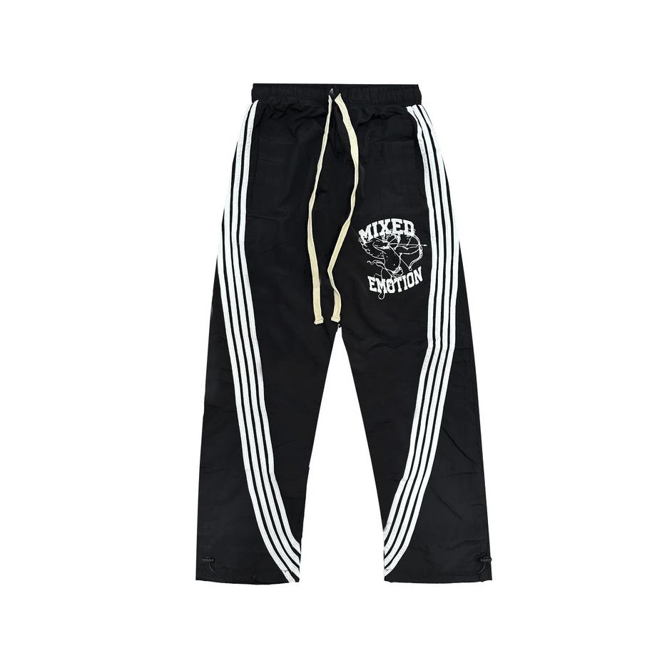 Mixed Emotion - Black “comfort” Pants — front view