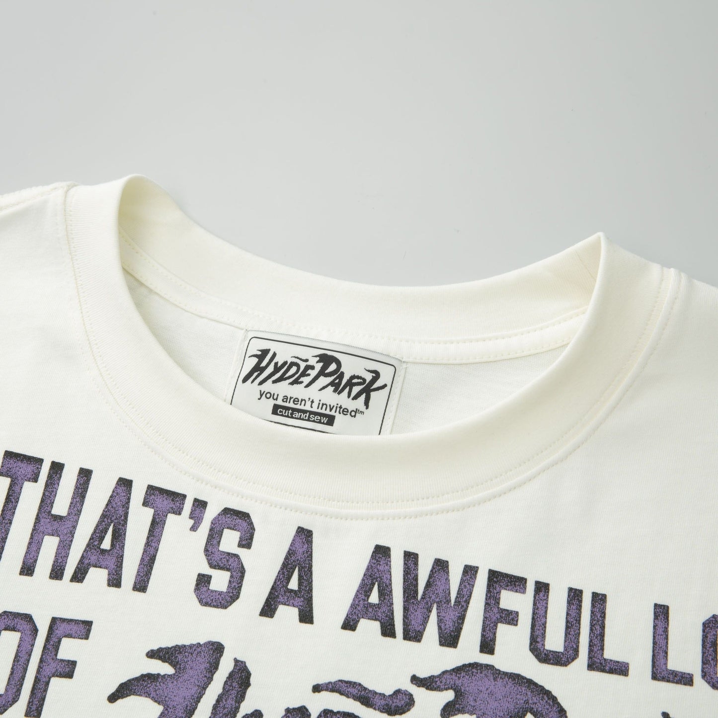 Hyde Park Cough Syrup Moto Racer Team Tee - White — front view