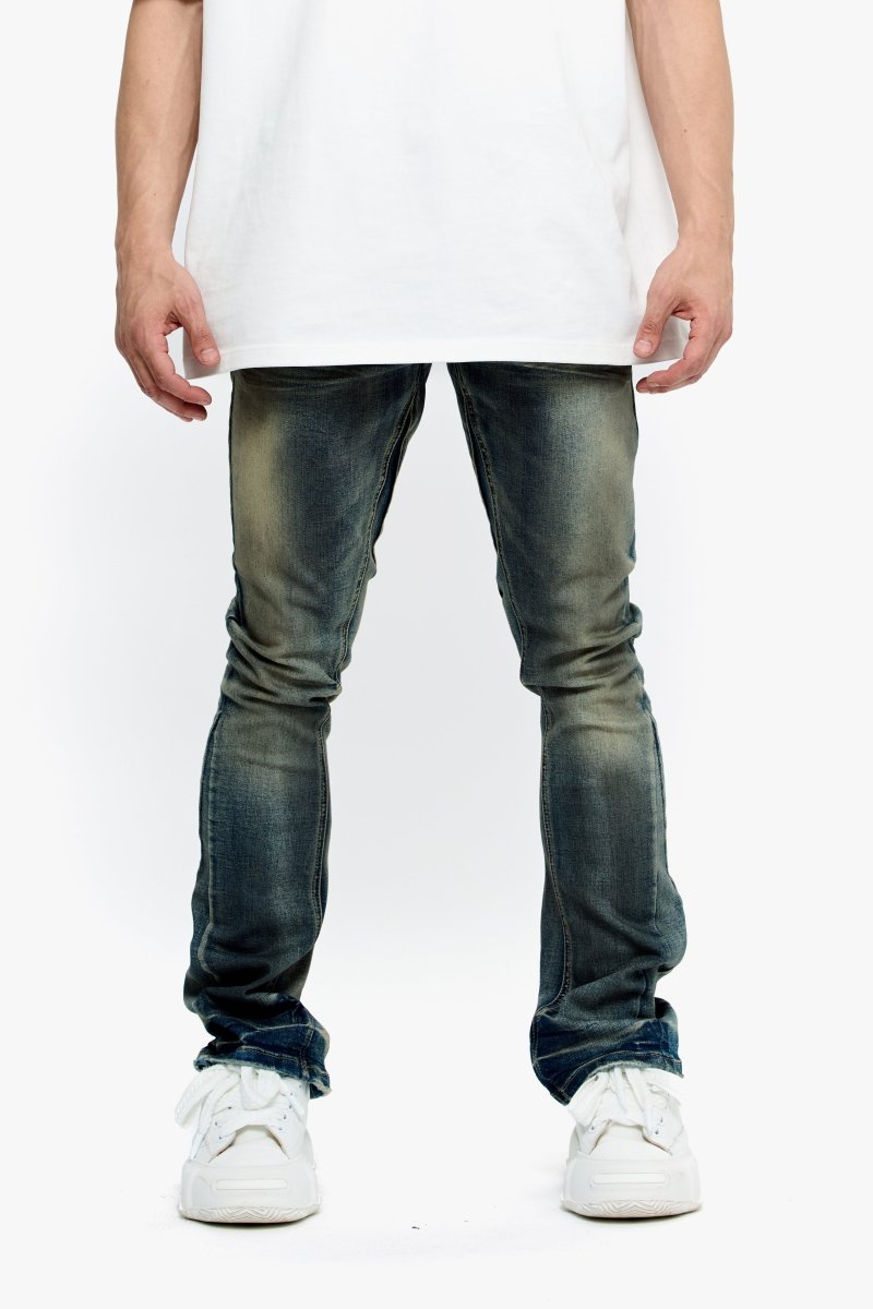 Valabasas - Mr. Stacked Jean - Dirty Vintage Blue