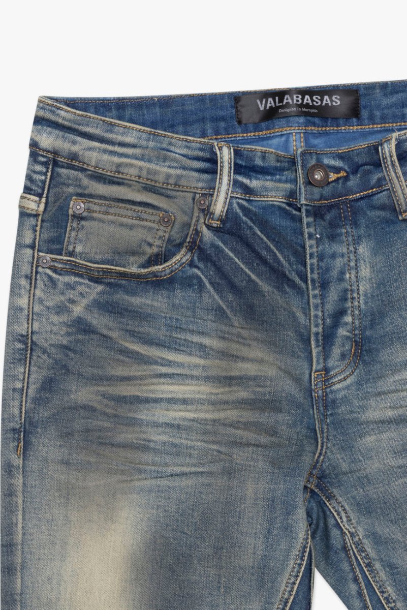 Valabasas - Mr. Stacked Jean - Dirty Vintage Blue