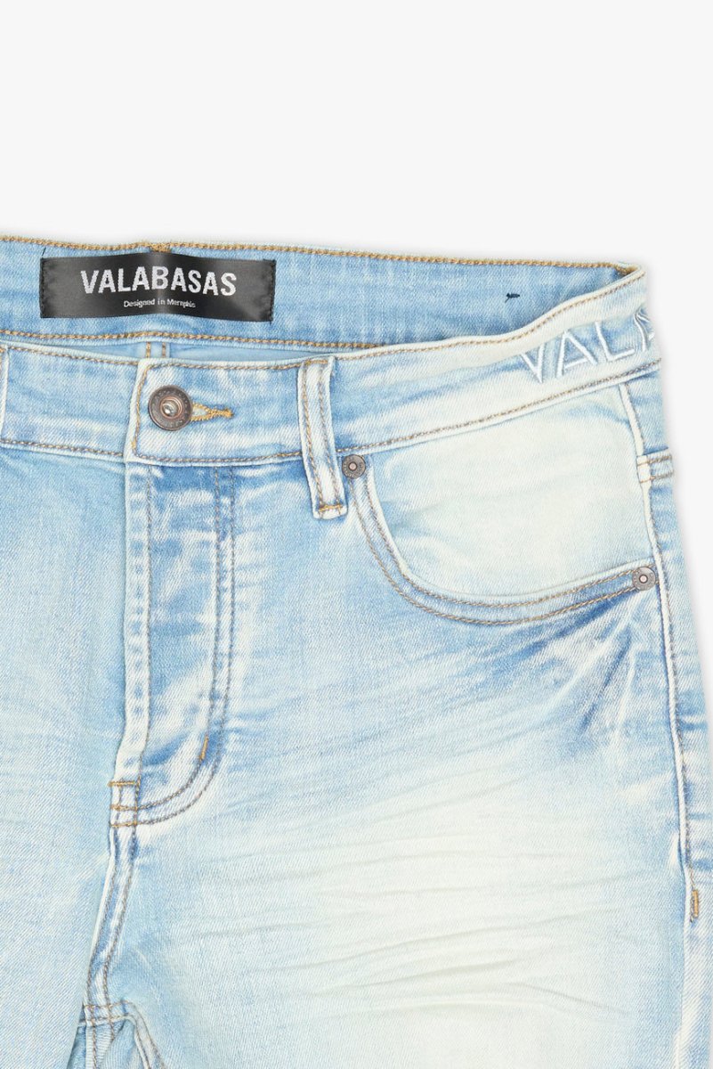 Valabasas - Mr. Stacked Jean - Light Wash