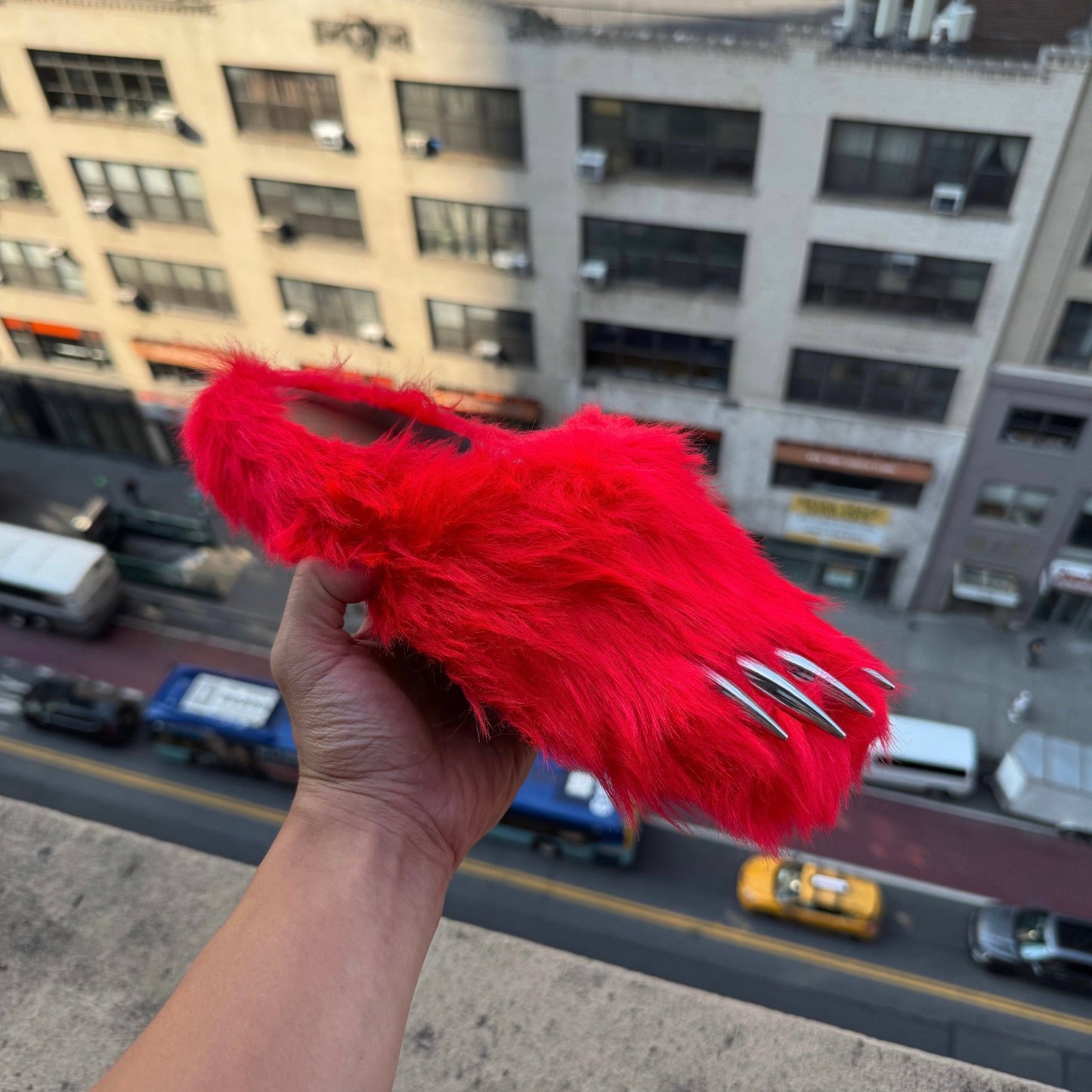 Bravest Studios - Bear Claw Mules - Red — front view