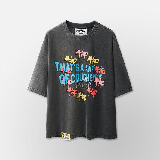 Hyde Park That's A Awful Lot Of Colorful Tee - Black — front view