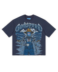 Godspeed - Aura Farm II Tee - Navy — front view
