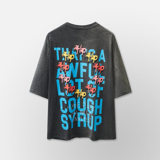 Hyde Park That's A Awful Lot Of Colorful Tee - Black — back view
