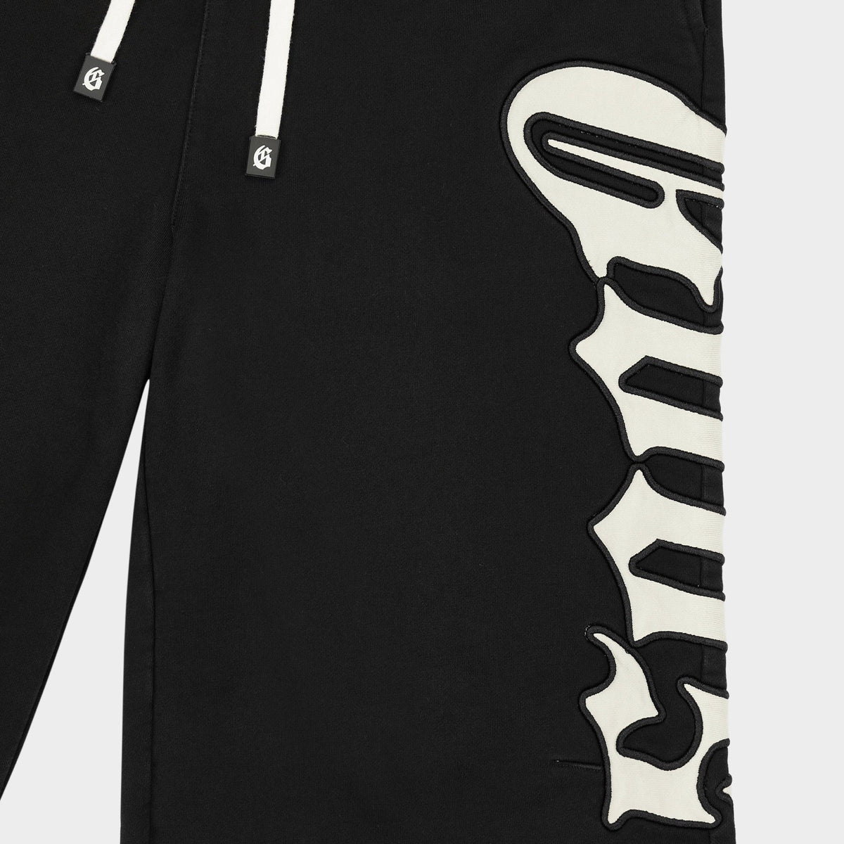 Godspeed - OG Logo 3qtr Shorts - Black — back view