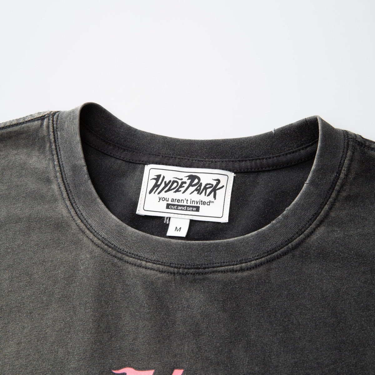 Hyde Park That's A Awful Lot Of Colorful Tee - Black — close-up detail