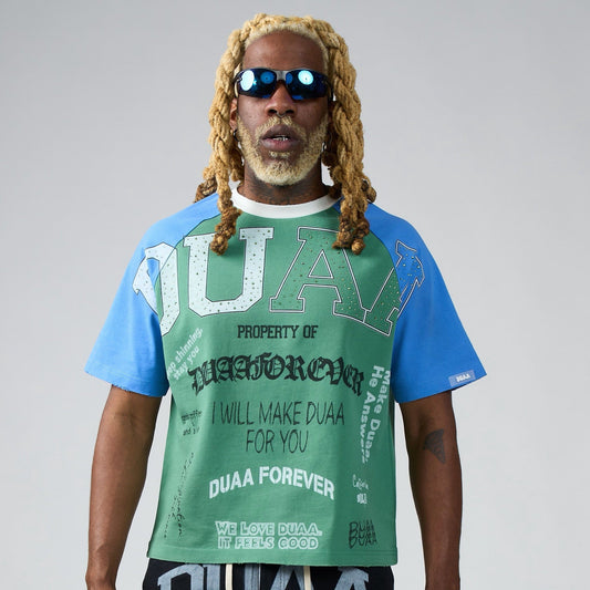 Duaa - Court Tee - Green — front view