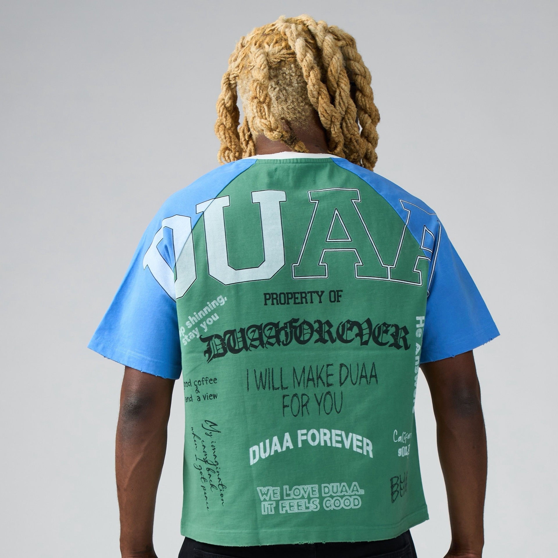 Duaa - Court Tee - Green — front view