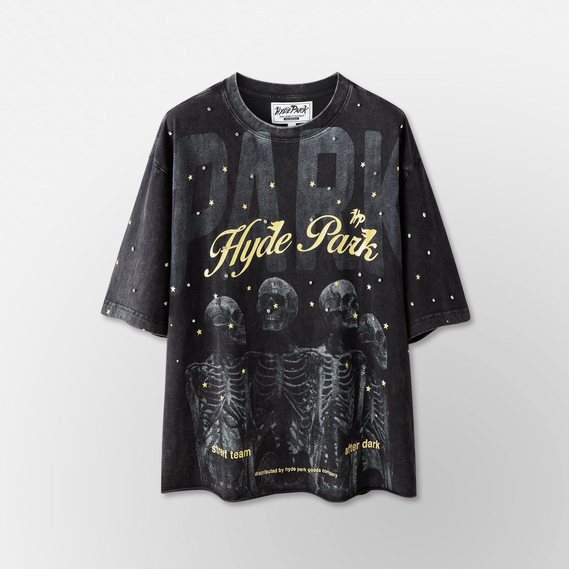 Hyde Park - Dark Park Tee - Black — front view