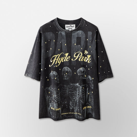 Hyde Park - Dark Park Tee - Black — front view