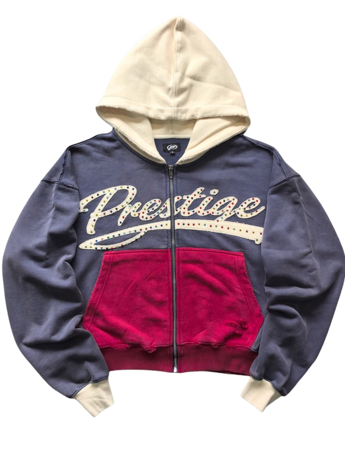 Prestige - Gemstone Zip Hoodie - Multi — front view