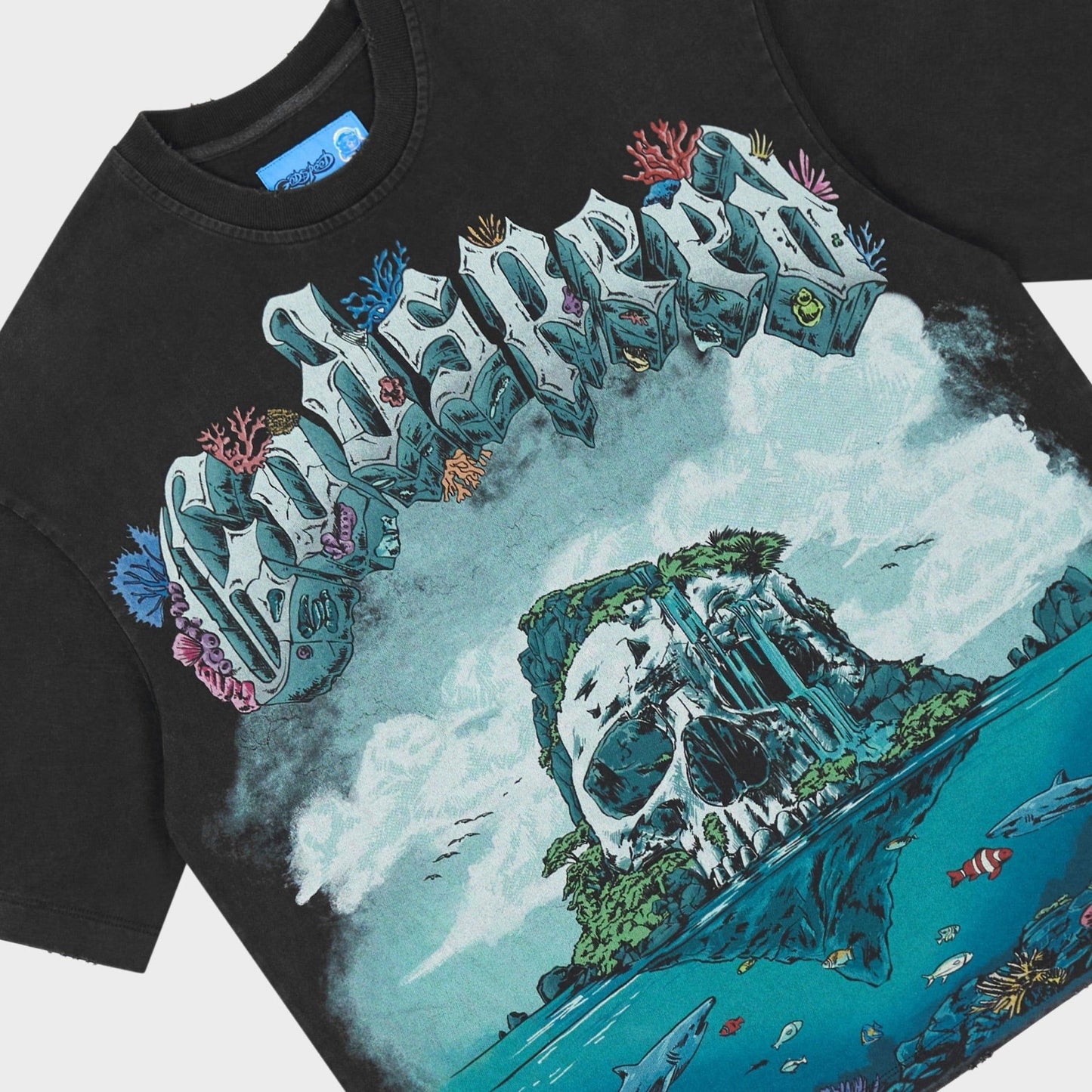 Godspeed - GS Island II Tee - Black — front view
