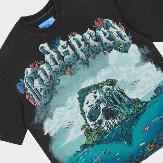 Godspeed - GS Island II Tee - Black — front view