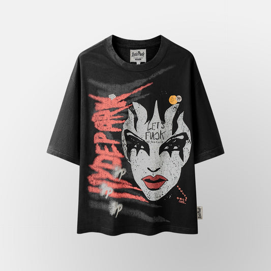 Hyde Park - Hard Luck Tee - Black — front view