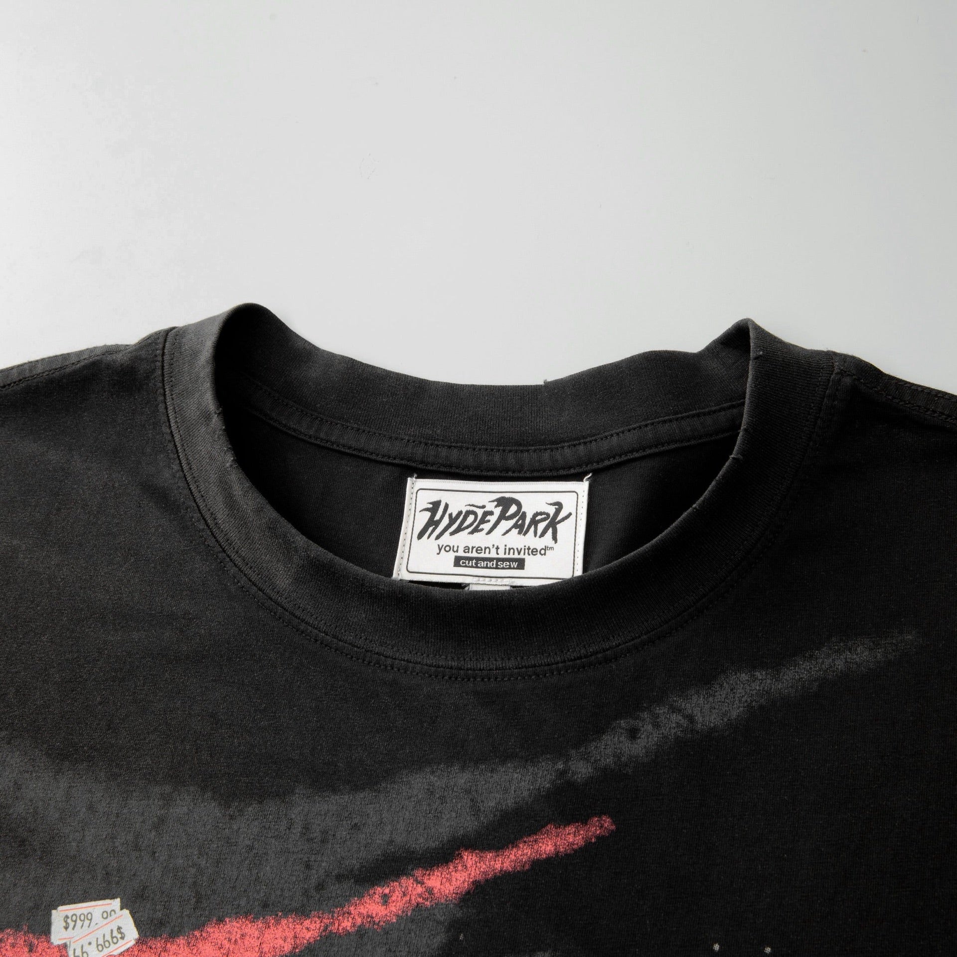 Hyde Park - Hard Luck Tee - Black — front view