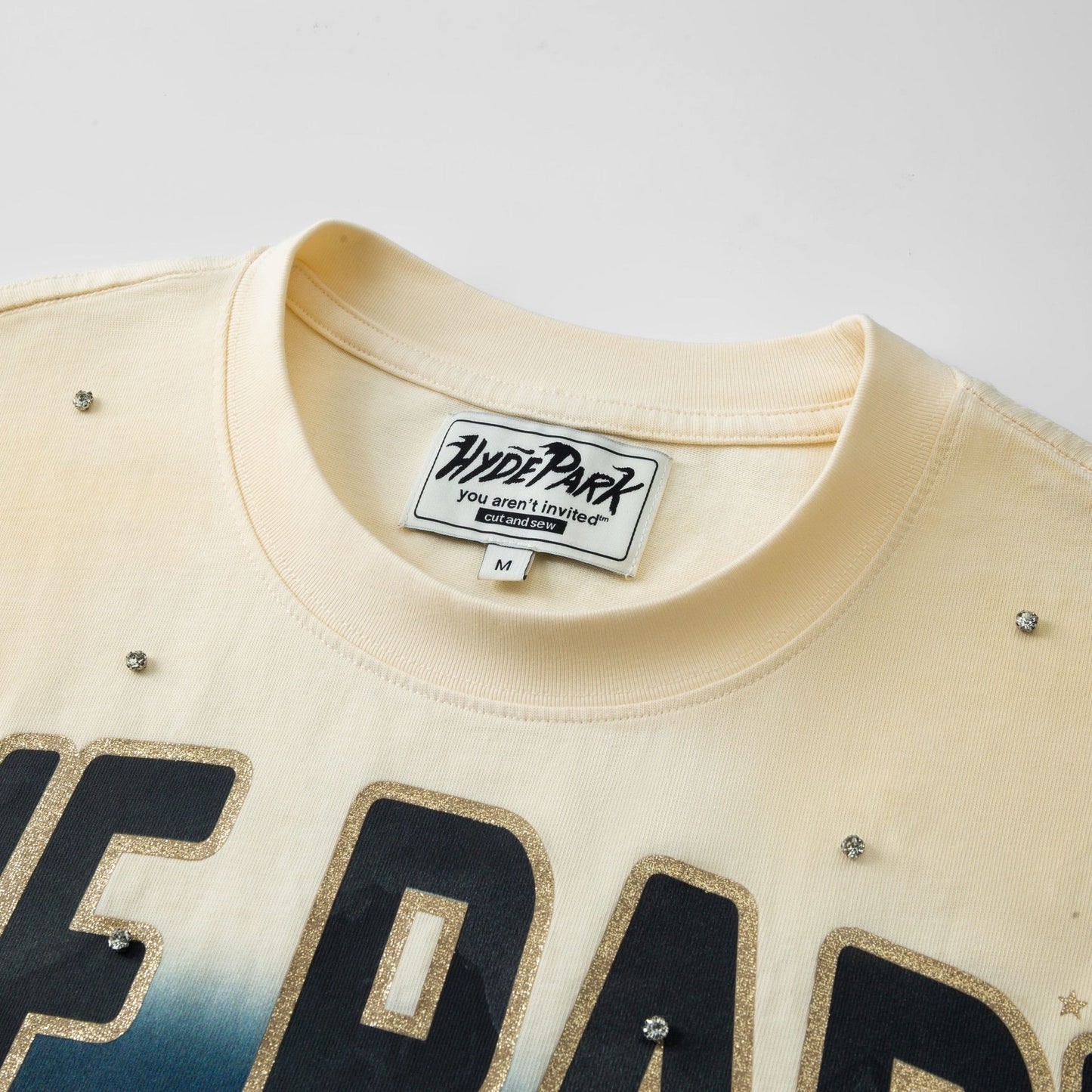 Hyde Park - Motor Park Tee - Cream — front view