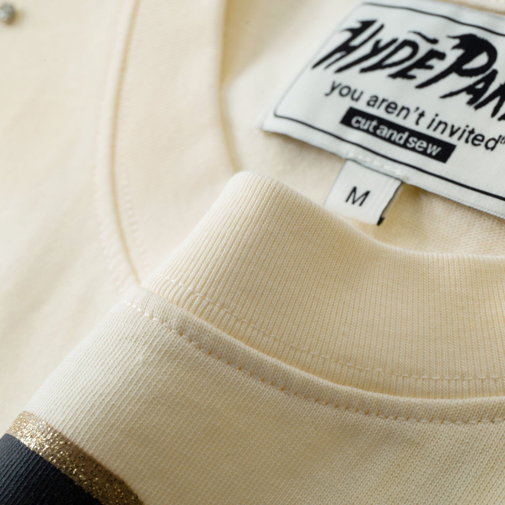 Hyde Park - Motor Park Tee - Cream — front view