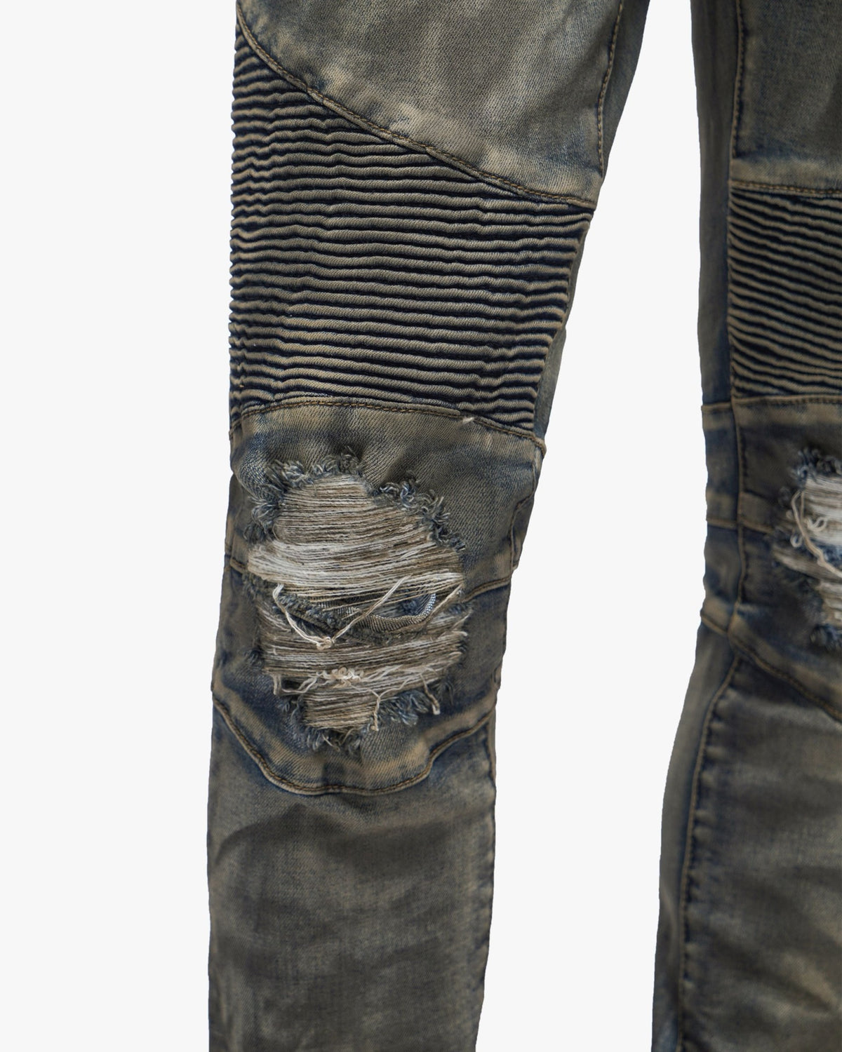 Valabasas - Mr. Biker Skinny Jeans - Dirty Wash — front view