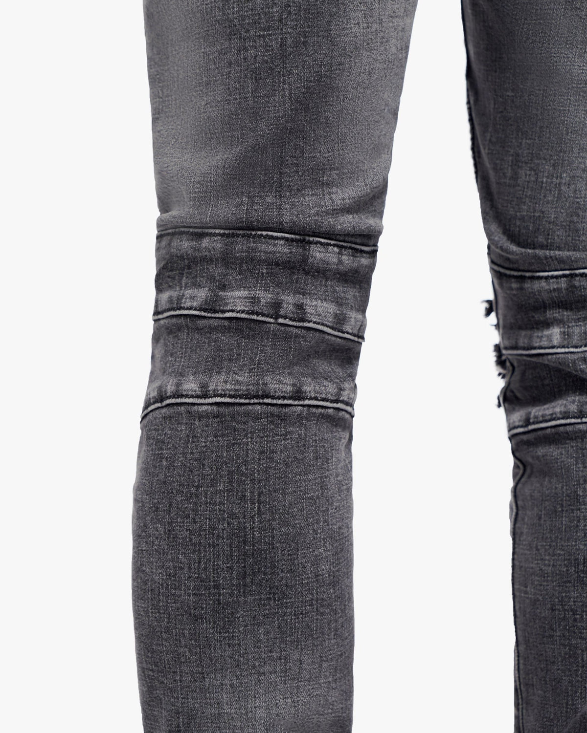 Valabasas - Mr. Biker Skinny Jeans - Grey — front view