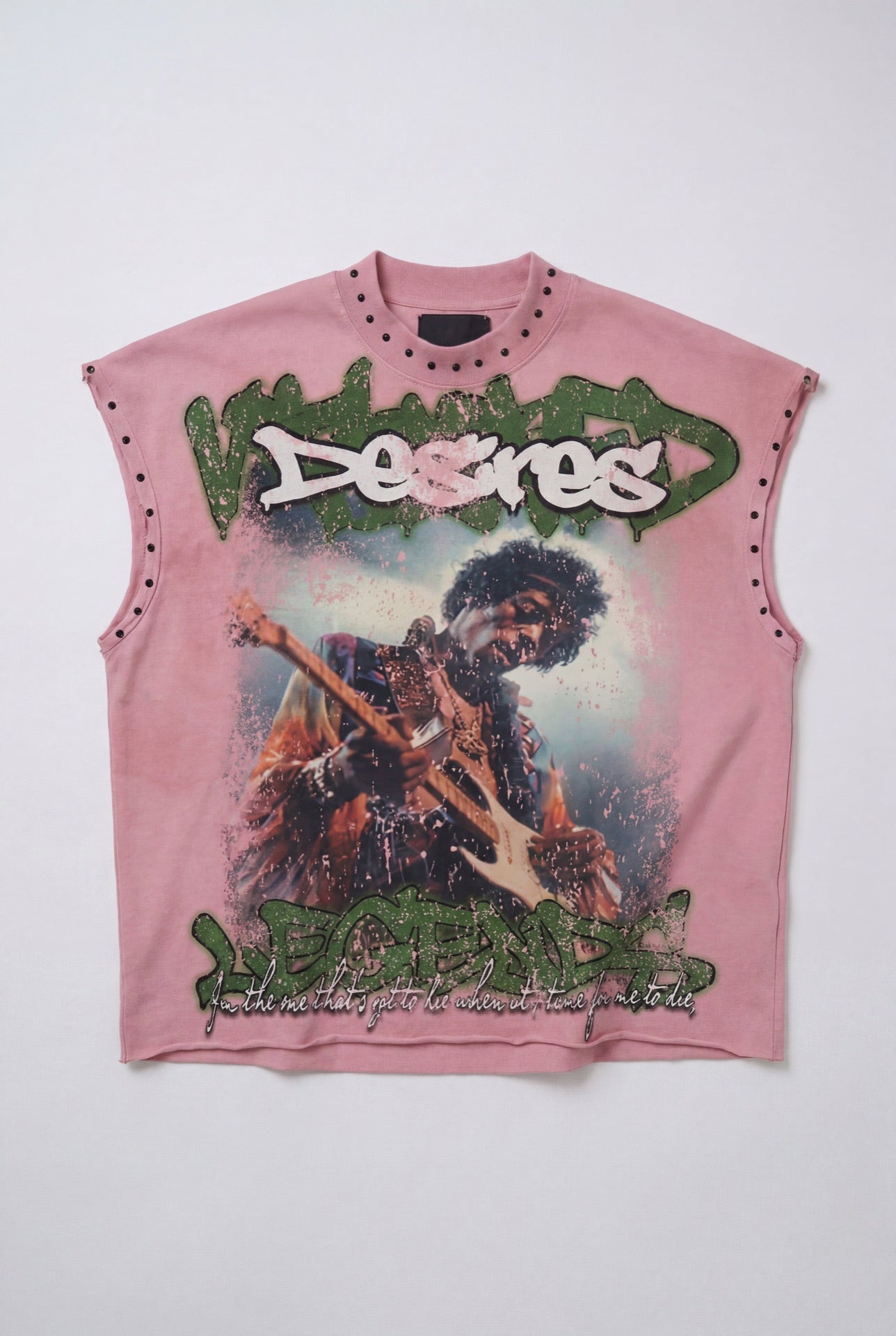 Vtilted - "Rolling Loud" Tee - Pink Wash — front view